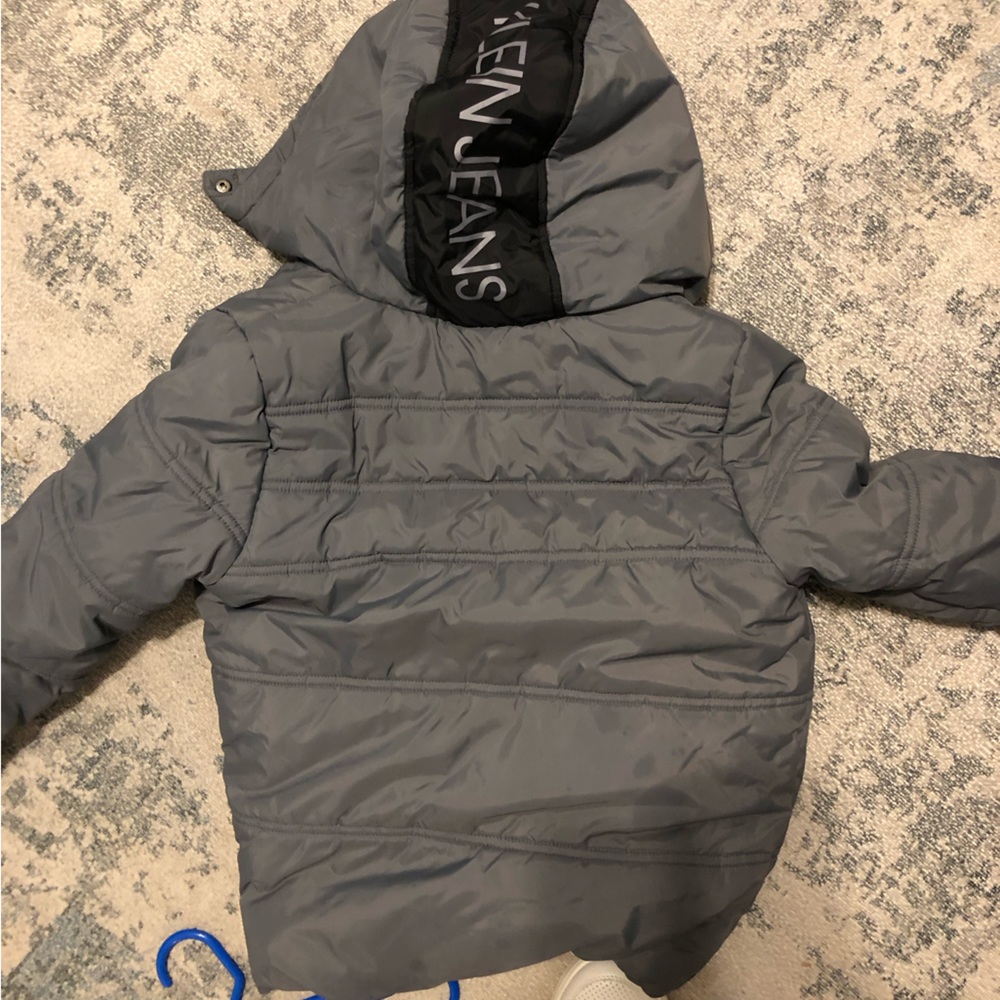 Calvin Klein Gray Boys Winter Jacket